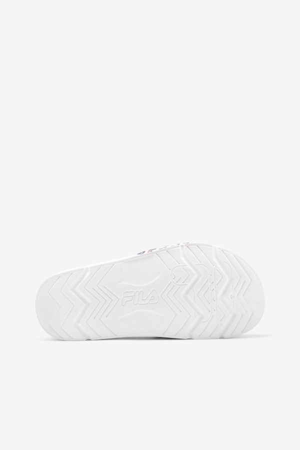 White/Navy/Red Fila Outlets Women\'s drifter mood 2