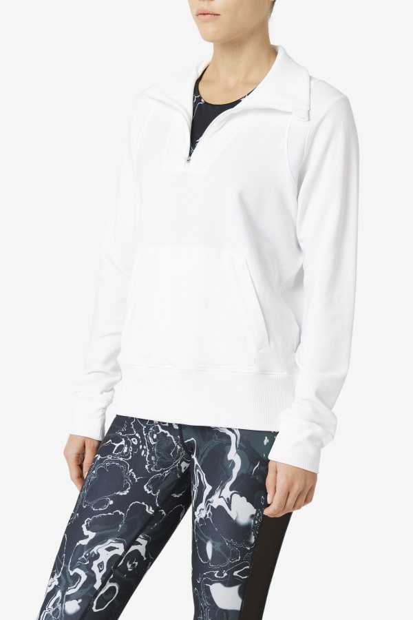 Fila Outlets White Fi-Lux Half Zip