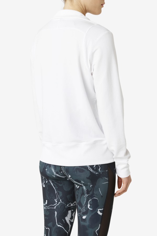 Fila Outlets White Fi-Lux Half Zip
