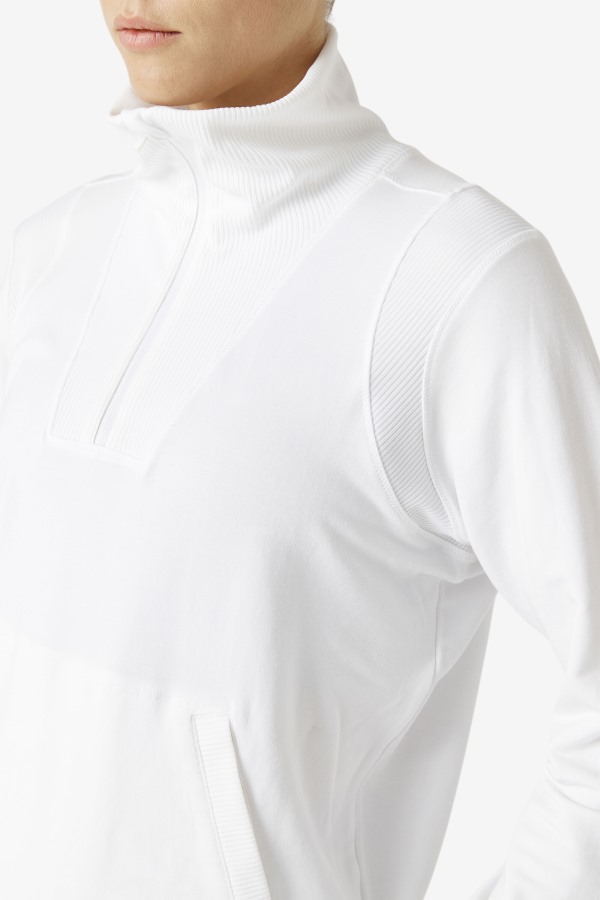 Fila Outlets White Fi-Lux Half Zip