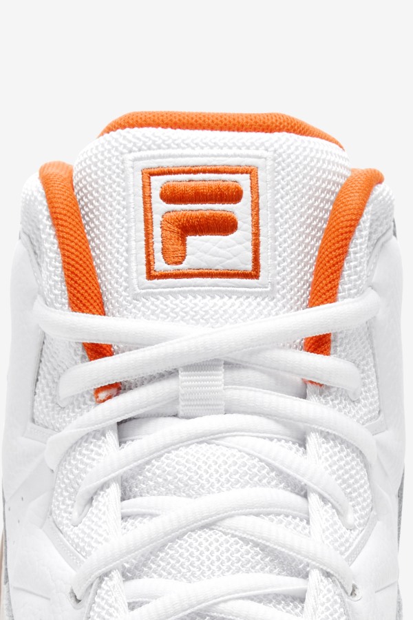 White/Mandarin Red/Gardenia Men\'s MB Fila Outlets