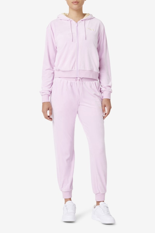 Orchid Zura Velour Jacket Fila Outlets