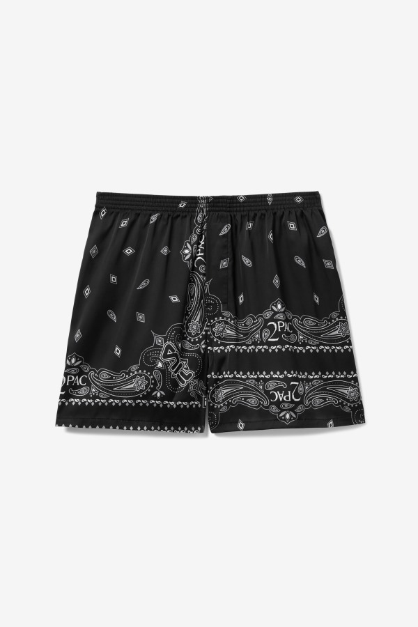 Black/White Fila Outlets 2Pac Bandana Print Boxer