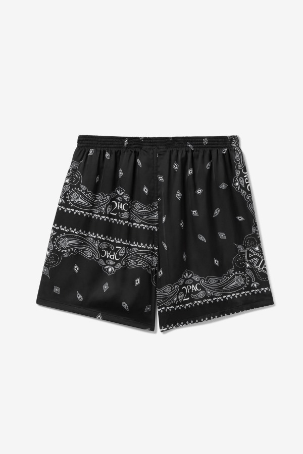 Black/White Fila Outlets 2Pac Bandana Print Boxer