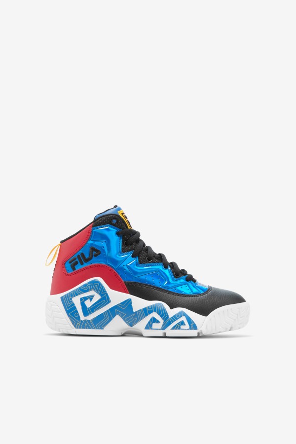 Black/Red/Gold Fila Outlets Big Kids' Mb Night Walk