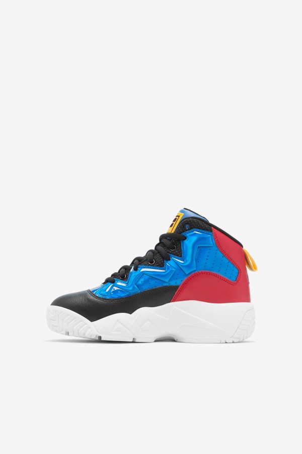 Black/Red/Gold Fila Outlets Big Kids\' Mb Night Walk
