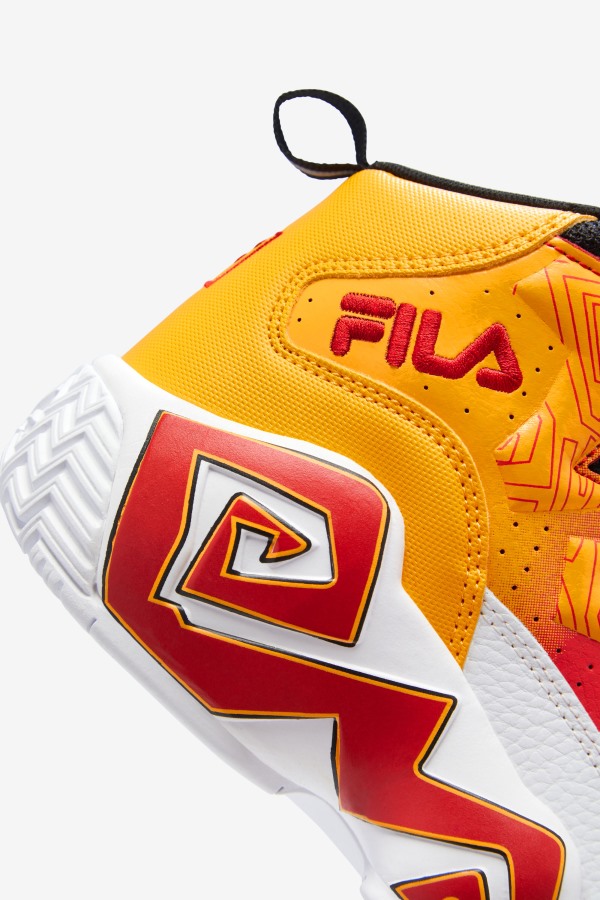 White/Gold/Red Fila Outlets Big Kids\' Mb