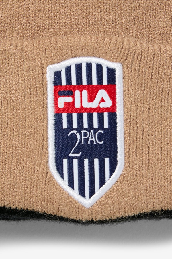 Fila Outlets Tobacco Brown/Black 2Pac Beanie