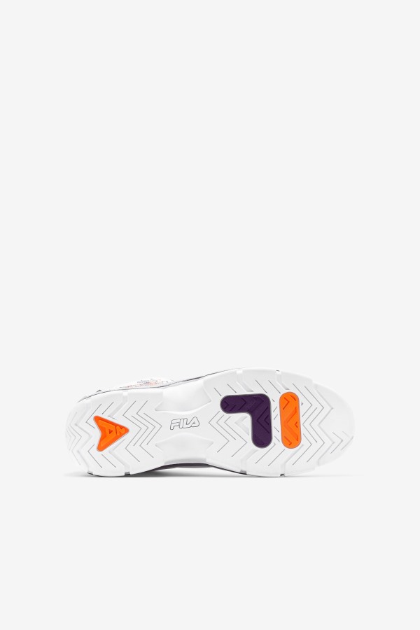 White/Purple Pennant/Orange Fila Outlets Big Kids\' Grant Hill 2 History