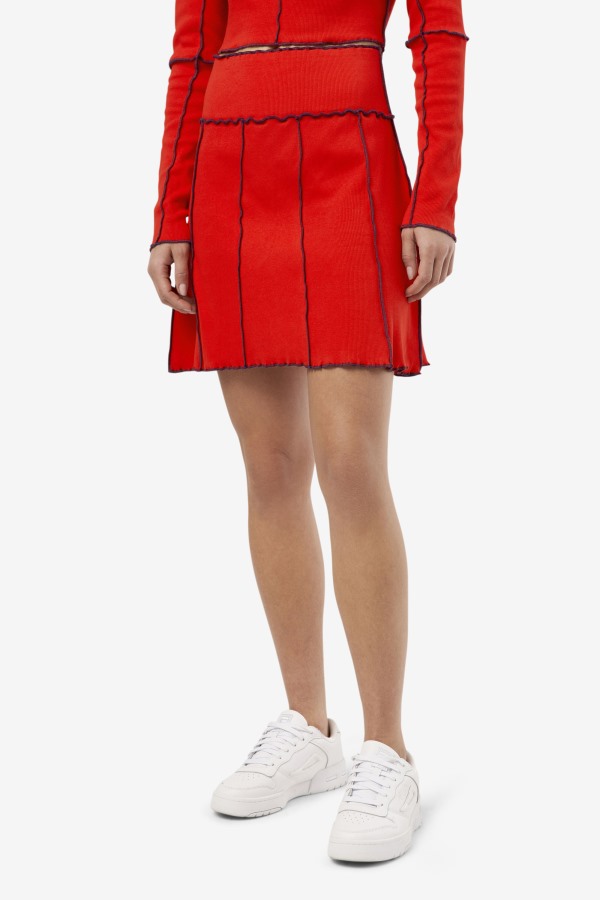 Fila Outlets Red Mallia Skirt