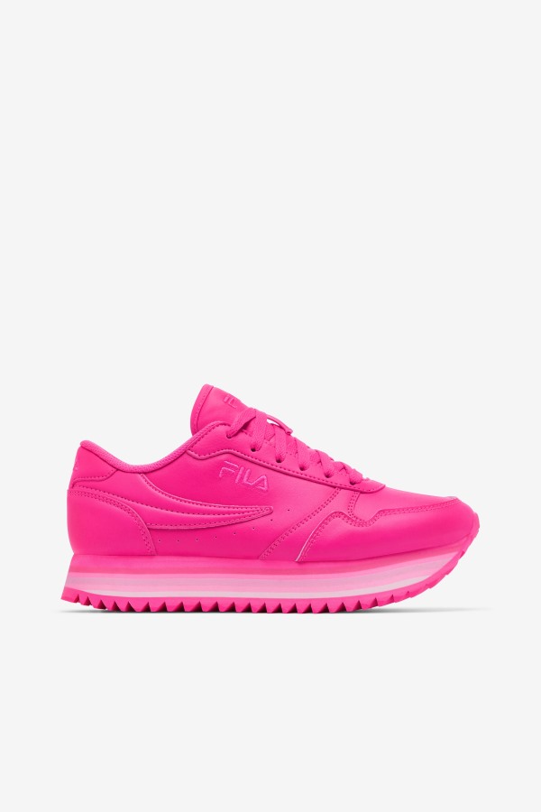 Fila Outlets Women's Orbit Stripe Pink Glo/Pink