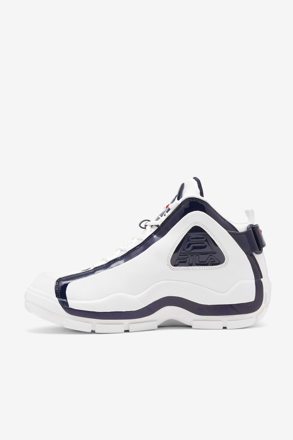 White/Navy/Red Men\'s Grant Hill 2 Fila Outlets