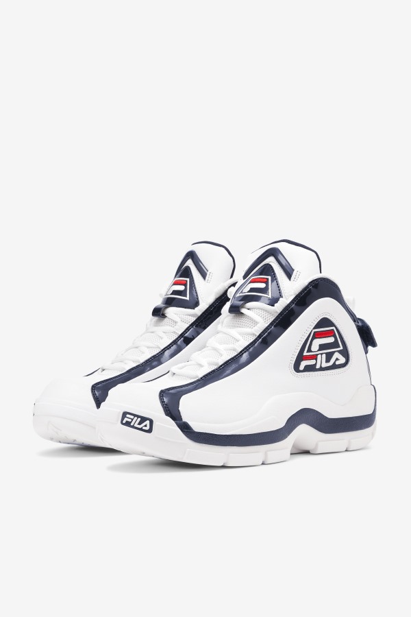 White/Navy/Red Men\'s Grant Hill 2 Fila Outlets