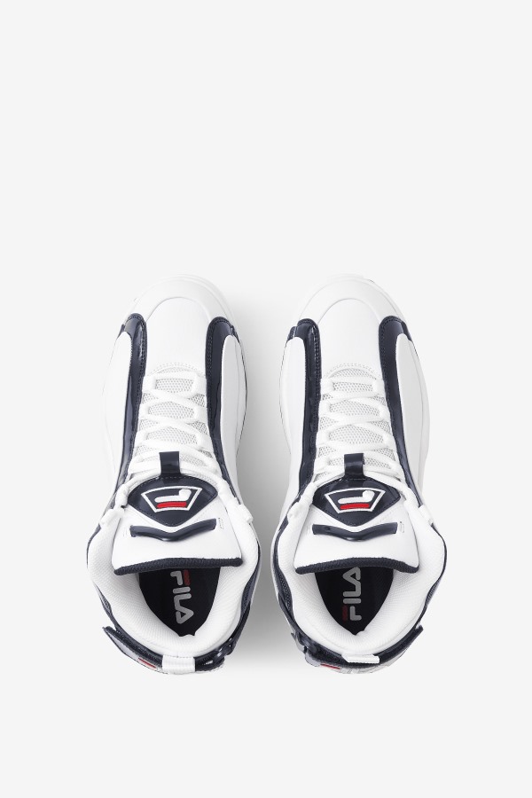 White/Navy/Red Men\'s Grant Hill 2 Fila Outlets