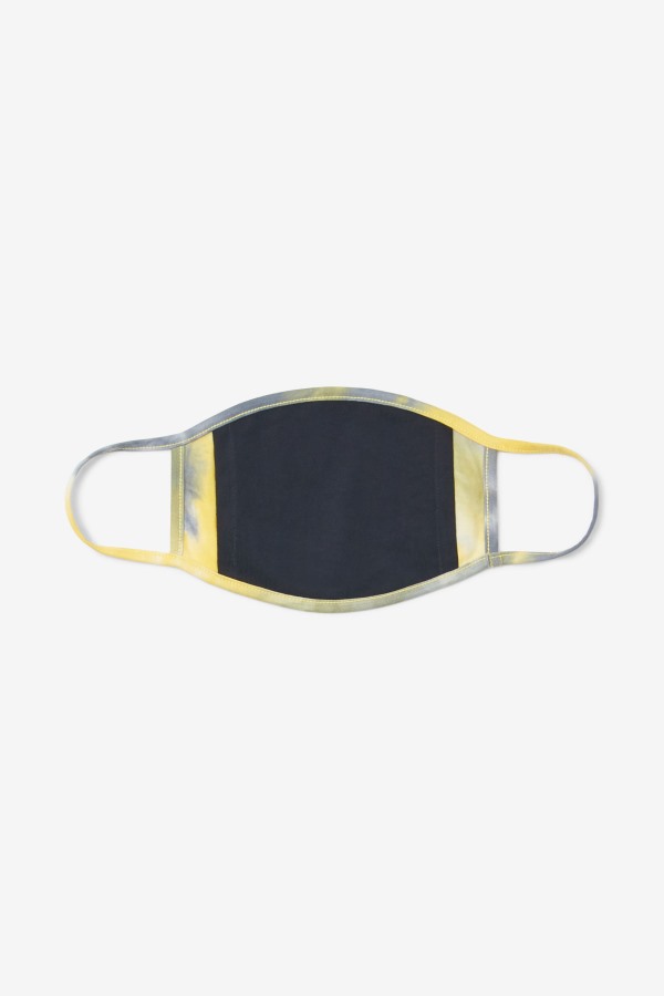 Yellow Tie Dye Face Mask Fila Outlets Yellow Tie Dye