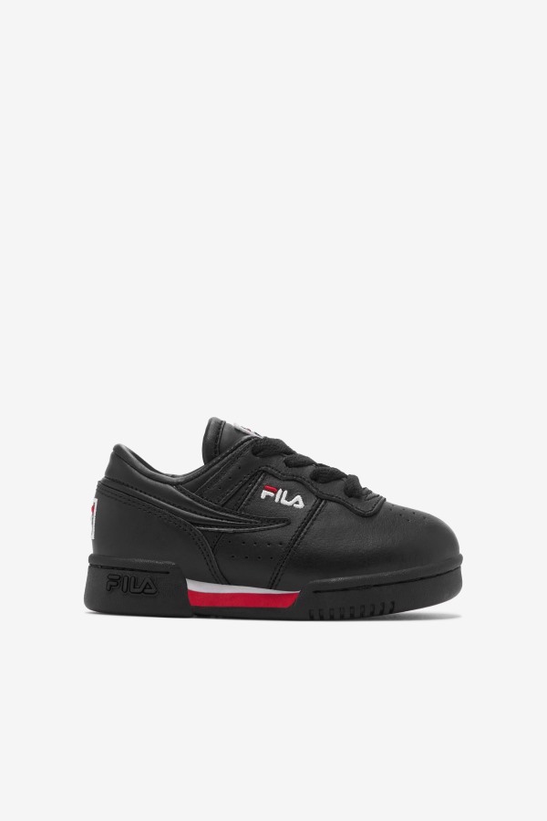 Black/Red/White Fila Outlets Toddler's Original Fitness