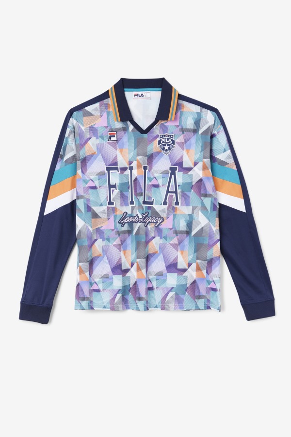Kay Goalie Jersey Fila Outlets Navy/Blue/Tangerine/White