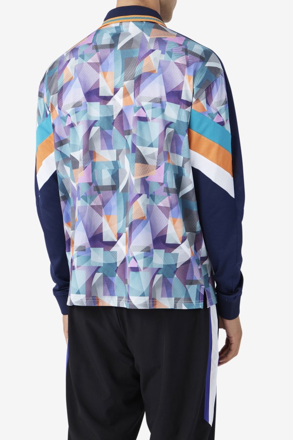 Kay Goalie Jersey Fila Outlets Navy/Blue/Tangerine/White