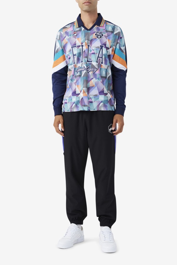 Kay Goalie Jersey Fila Outlets Navy/Blue/Tangerine/White