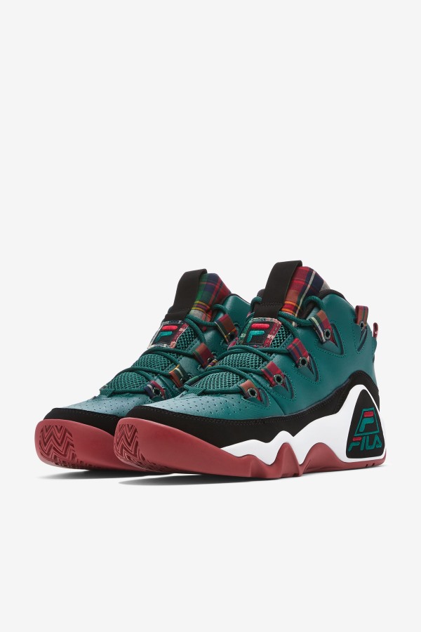 Black/June Bug/White Fila Outlets Men\'s Grant Hill 1