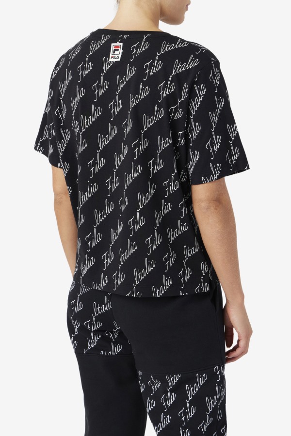 Fila Outlets Elizabeth Tee Black/Gardenia