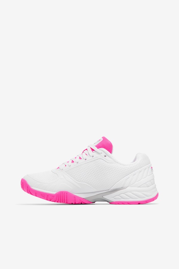 Fila Outlets White/Pink Women\'s volley zone