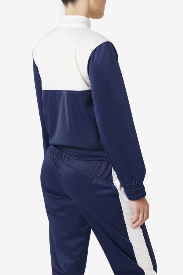 Navy McKenna Track Jacket Fila Outlets