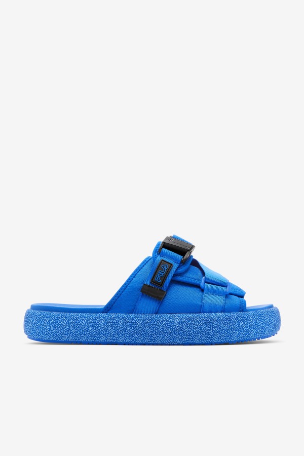 Blue/Black/Blue Men's Atlas Slide Fila Outlets