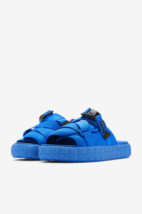 Blue/Black/Blue Men\'s Atlas Slide Fila Outlets