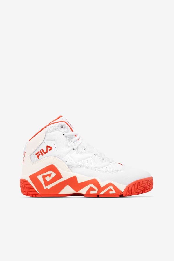 Women's Mb White/Mandarin Red/Gardenia Fila Outlets