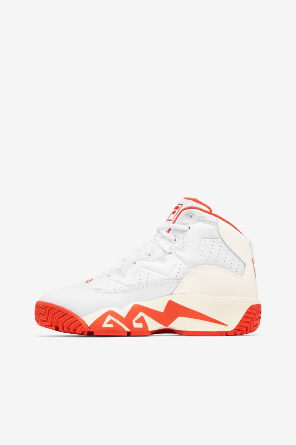 Women\'s Mb White/Mandarin Red/Gardenia Fila Outlets