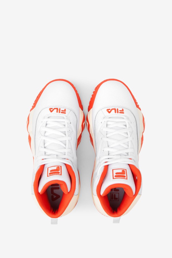 Women\'s Mb White/Mandarin Red/Gardenia Fila Outlets