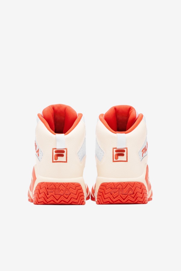 Women\'s Mb White/Mandarin Red/Gardenia Fila Outlets