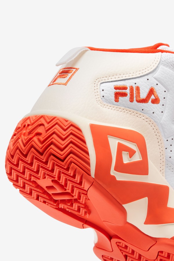 Women\'s Mb White/Mandarin Red/Gardenia Fila Outlets