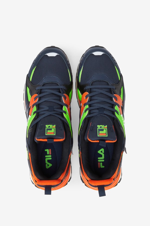 Men\'s Sandenal Blue/Red Orange/Green Fila Outlets