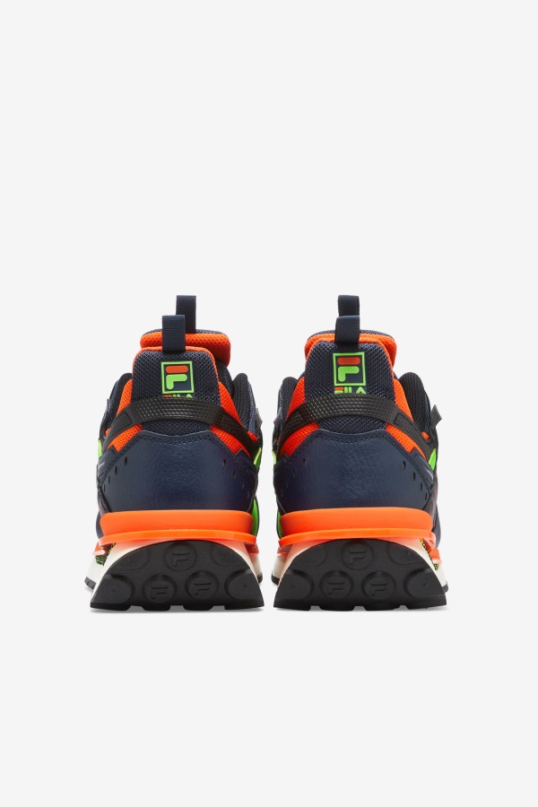 Men\'s Sandenal Blue/Red Orange/Green Fila Outlets