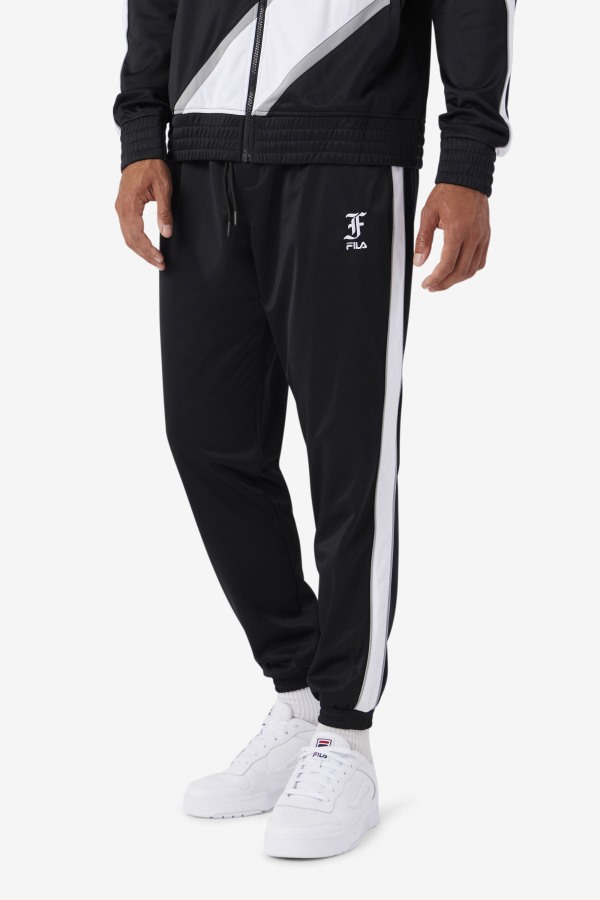 Black/White/Monument Runi Track Pant Fila Outlets