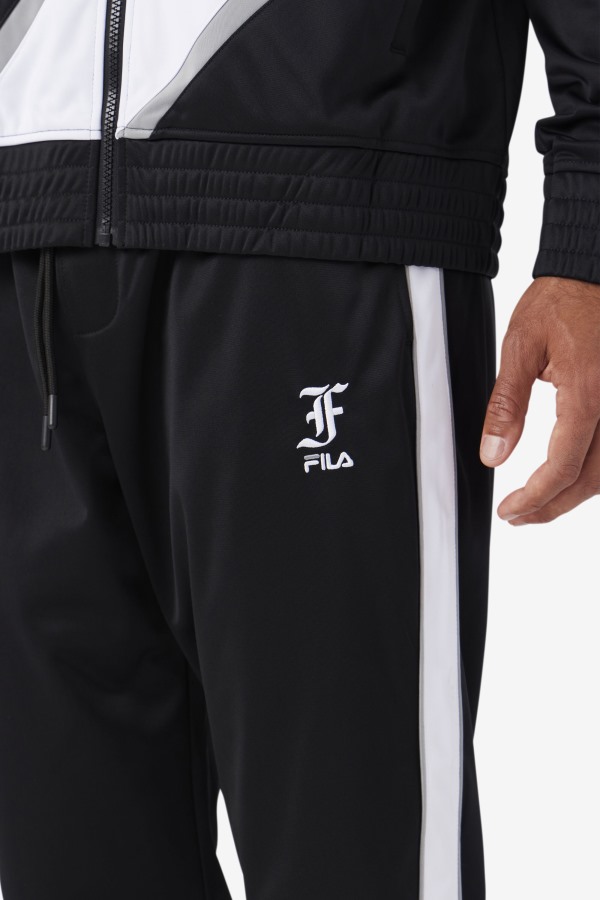 Black/White/Monument Runi Track Pant Fila Outlets
