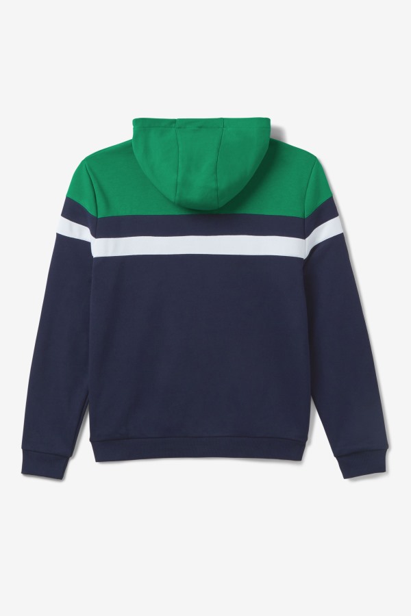 Fila Outlets Navy/Jelly Bean/White Arlo Hoodie