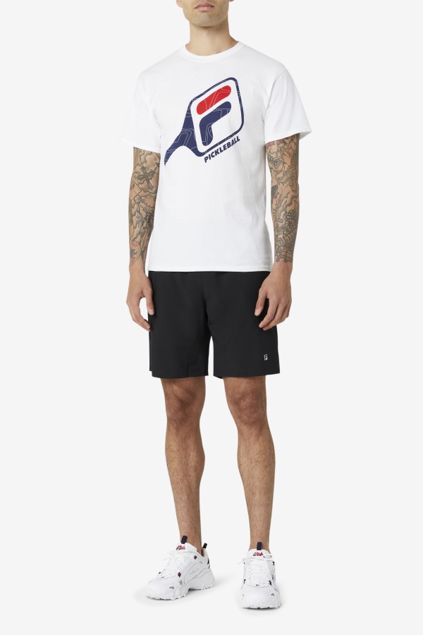 Fila Outlets White Pickleball Paddle Tee