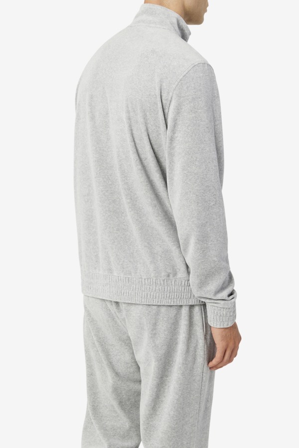 O-Fit Velour Jacket Heather Grey Fila Outlets