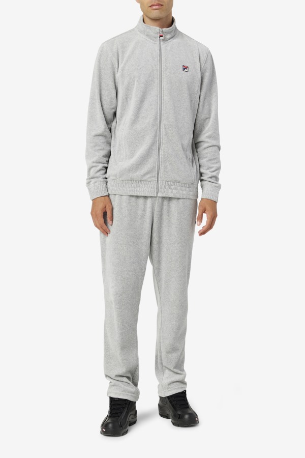 O-Fit Velour Jacket Heather Grey Fila Outlets