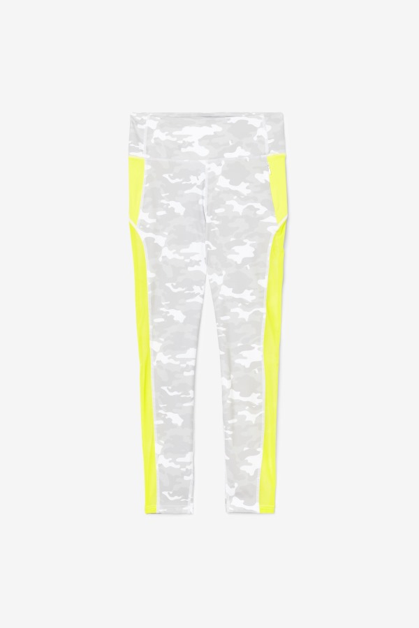 Forza Contrast 7/8 Leggings White/Sulphur Fila Outlets