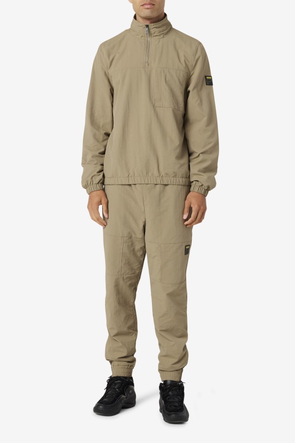 Fila Outlets Covert Green Magnus 1/4 Zip Track Jacket