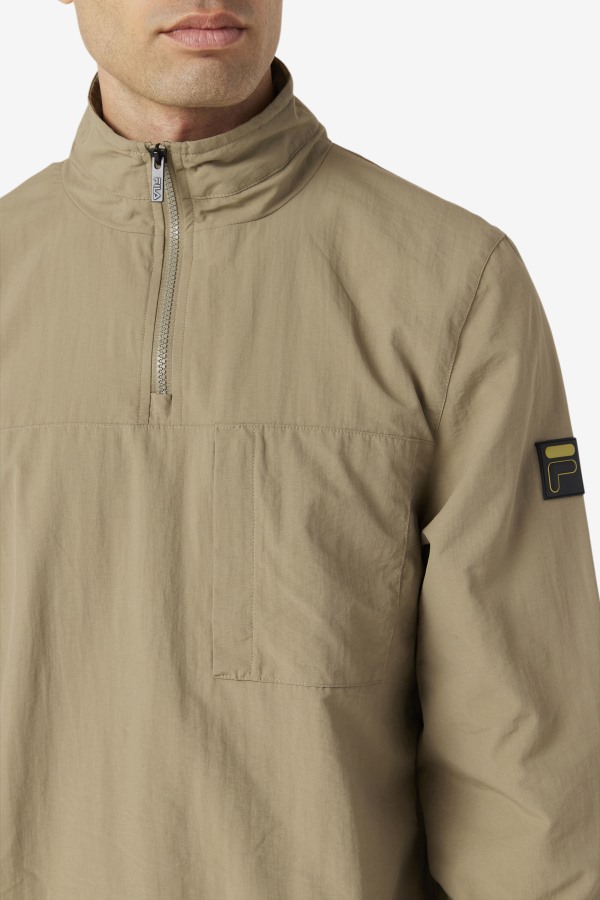 Fila Outlets Covert Green Magnus 1/4 Zip Track Jacket