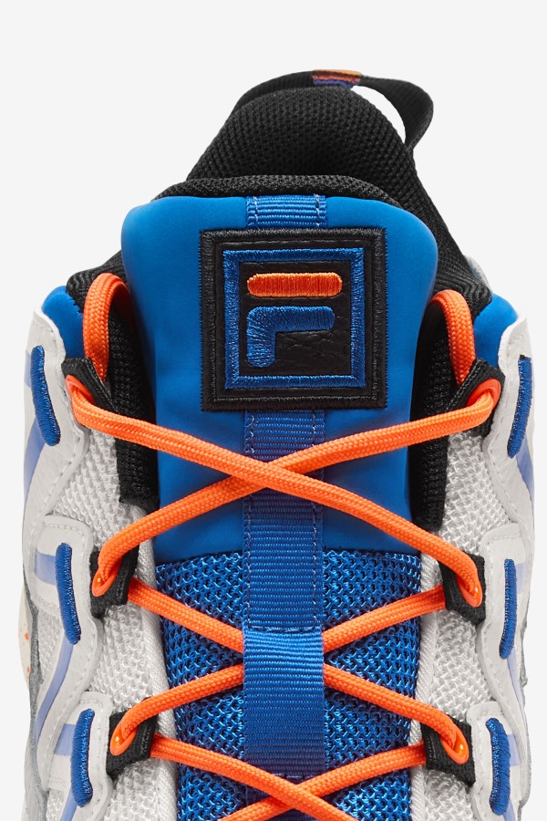 White/Silver Gray/Blue Fila Outlets Men\'s Stackhouse Spaghetti