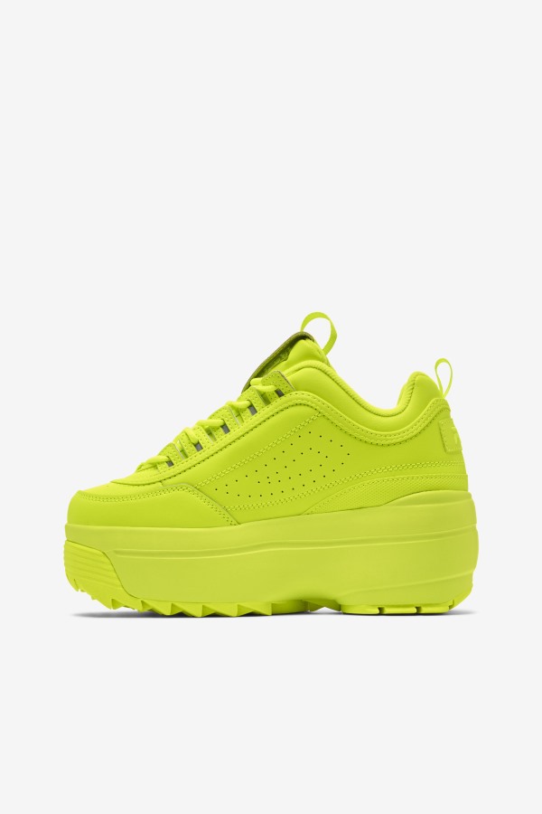 Women\'s Disruptor 2 Wedge Yellow Fila Outlets