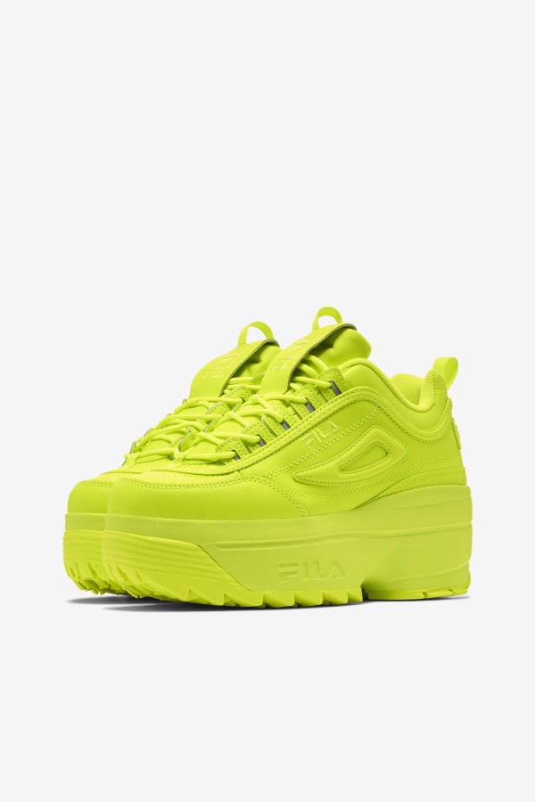 Women\'s Disruptor 2 Wedge Yellow Fila Outlets
