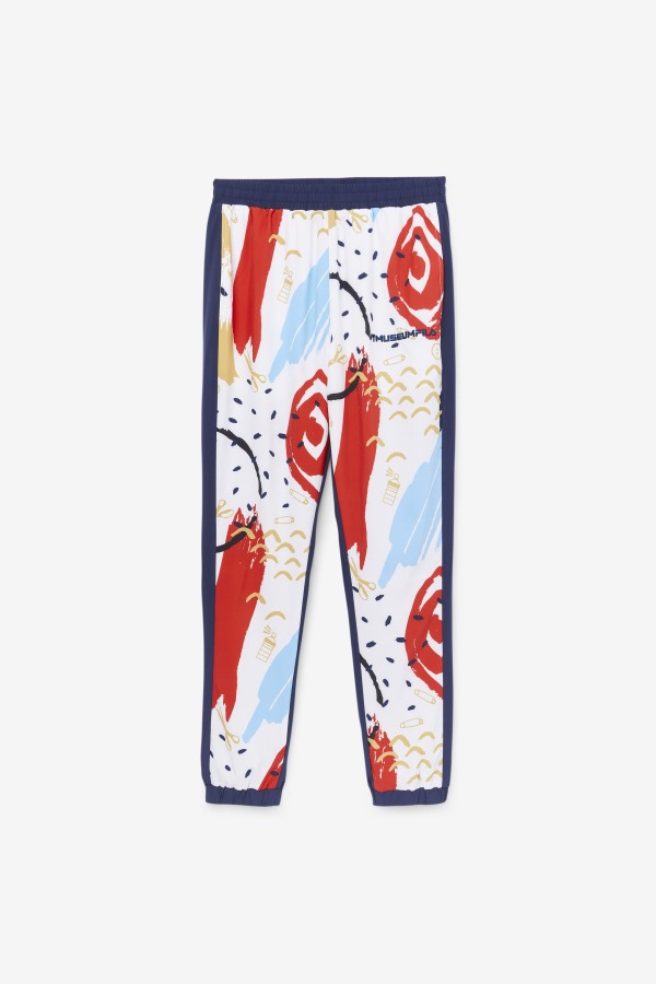 Fila x The Museum Printed Track Pant Fila Outlets Peacoat/White/Red