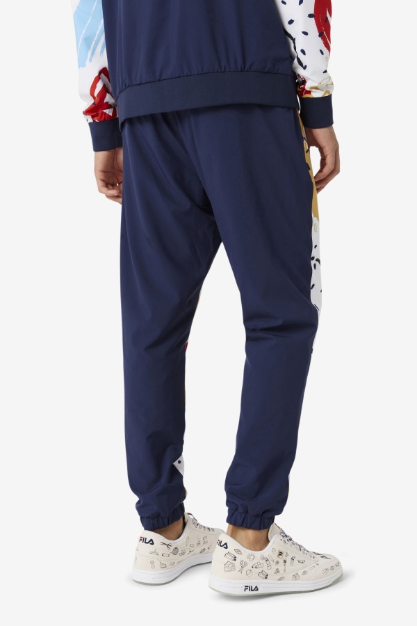 Fila x The Museum Printed Track Pant Fila Outlets Peacoat/White/Red